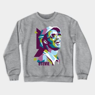 Stevie Wonder Popart Crewneck Sweatshirt